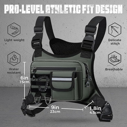 Outdoor Chest Bag For Men, EDC Chest Pack - Image 2