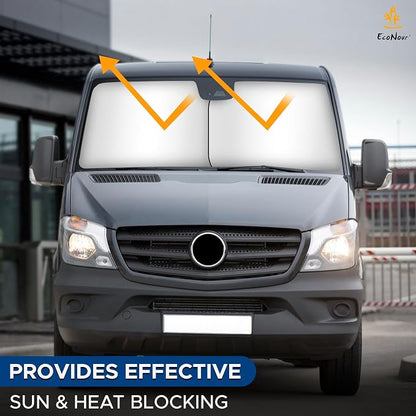 EcoNour 2-Piece Truck Sun Shade - Image 5