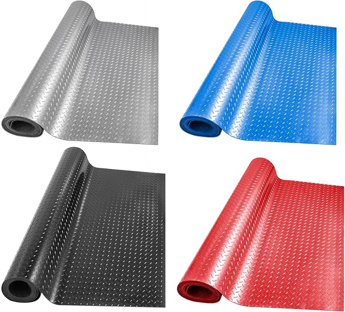 Boshen 5Ft x 7.5Ft Garage Floor Mat 2.5mm Thickened Rubber Flooring Roll - Image 5