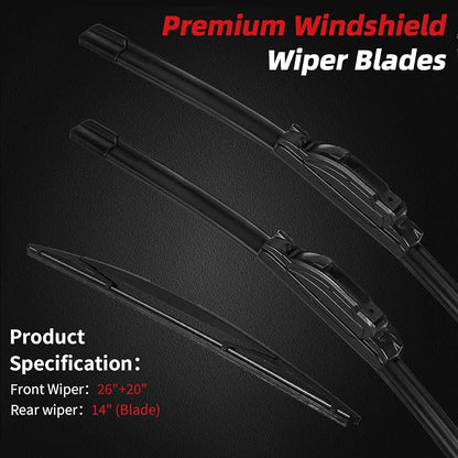 OTUAYAUTO Premium Windshield Wiper Blades - Image 2