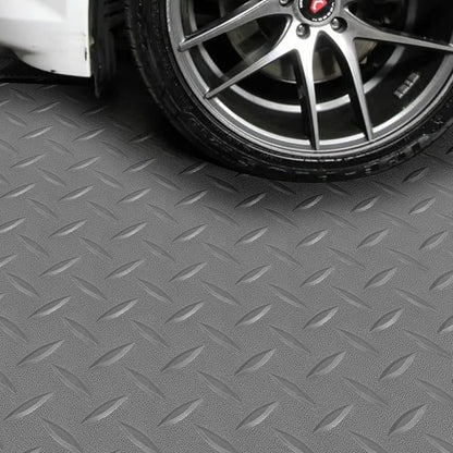 Boshen 7.5Ft x 17Ft Rubber Flooring Mats 2.9mm Thickened Diamond Plate Flooring - Image 5