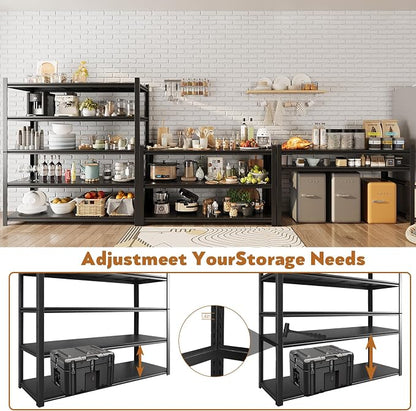 48.2" W Garage Shelving 3000LBS Storage Shelves Heavy Duty Garage Storage - Image 6