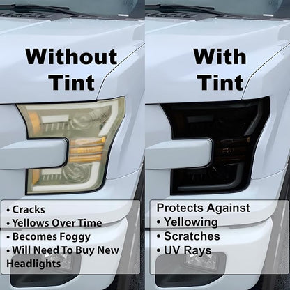 BOGAR TECH DESIGNS Full Headlight Head Light Tint Kit Compatible - Image 5