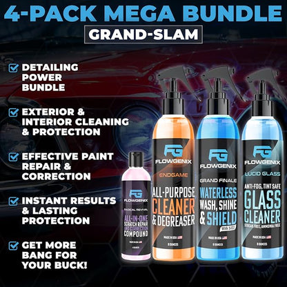 Grand Slam 4-Pack Includes Waterless Car Wash Spray + Instant Car Scratch - Image 7