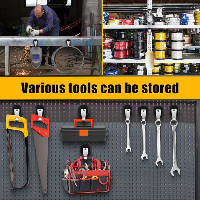 Upgraded Heavy Duty Magnetic Hook, Powerful Magnet Versalite Indoor and Outdoor - Image 2