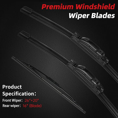 OTUAYAUTO Premium Windshield Wiper Blades - Image 2