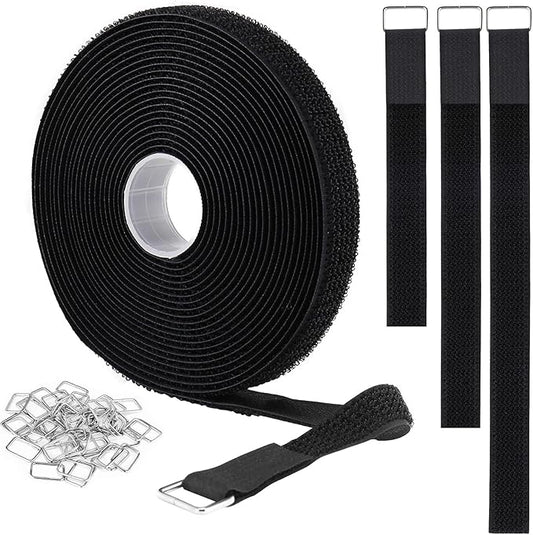 1"x16ft Hook and Loop Straps by YMCRLUX