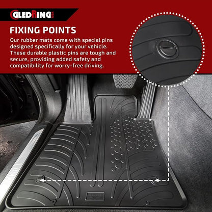 GledringUSA Custom Fit All-Weather Rubber Floor Mats - Image 6