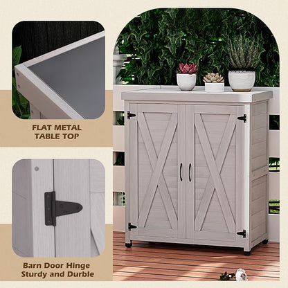 Outdoor Storage Shed Waterproof, Potting Shed - Image 4