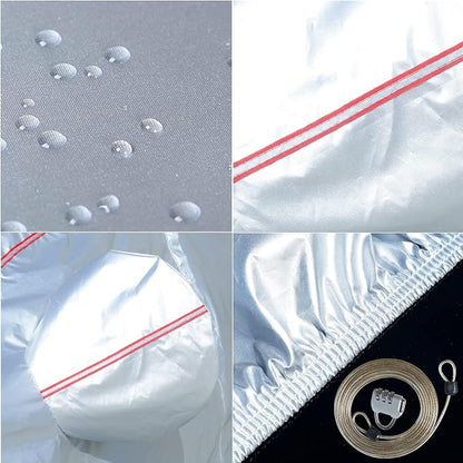 Tecoom Hard Shell Zipper Design Waterproof UV-Proof Windproof Car Cover - Image 5