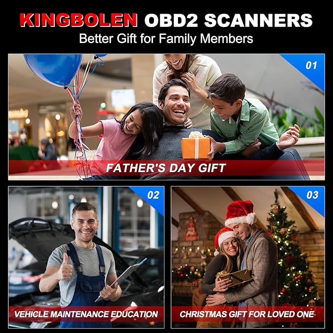 KINGBOLEN S600 OBD2 Car Scanner, ECM/TCM/SRS/ABS Code Reader - Image 9