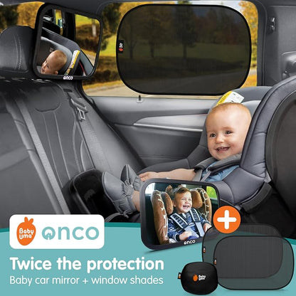 Onco Baby Car Mirror & Car Window Shades Bundle - Image 2