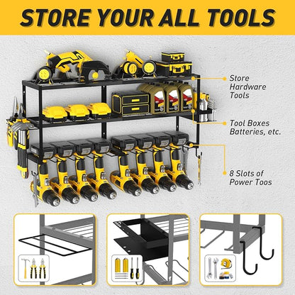 Large Power Tool Organizer Wall Mount - Image 5
