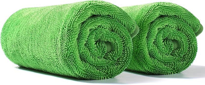 JOYMOOP Microfiber Towels for Cars, 2 Pack 63" x 29.5" Car Drying Towel by JOYMOOP