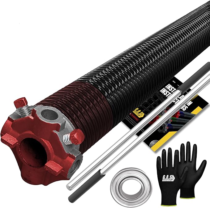 Garage Door Torsion Spring 234x1.75x35 Includes 1” Steel Bearing, Non-Slip by GASHardware