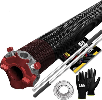 Garage Door Torsion Spring 234x1.75x35 Includes 1” Steel Bearing, Non-Slip by GASHardware