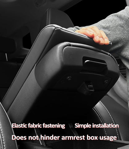 Car Center Console Cover pad PU Leather, Vehicle Arm Rest Cushion Protector - Image 5