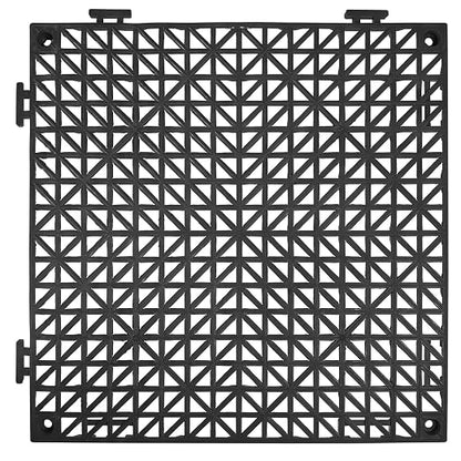 VEVOR Interlocking Tile 50PCS Black, Drainage Tiles 12" x 12" Splicing - Image 8