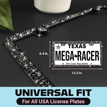 Elegant Bling License Plate Frames - Image 2