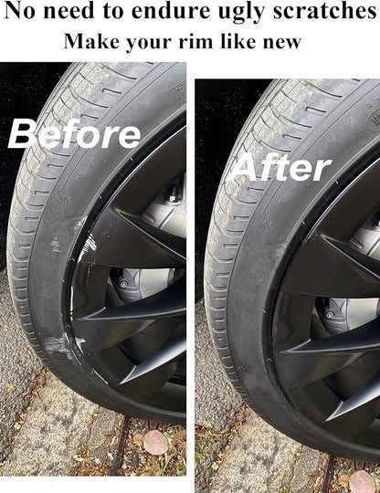SYOAUTO Black Rim Touch Up Paint Rim Scratch Repair Pen Wheel Touch Up Paint - Image 4
