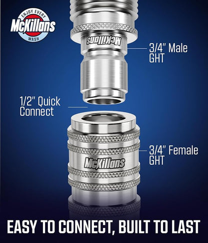 McKillans® 2025 Automatic Garden Hose Quick Connect - Image 6