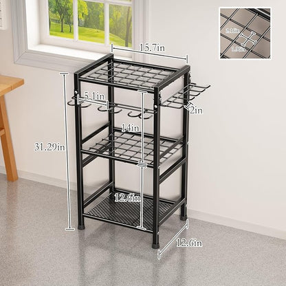 Garden Tool Organizer Storage Metal Yard Tool Organizer Heavy Duty Garden Tool - Image 7