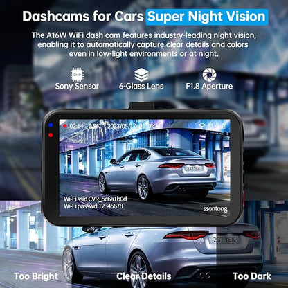Dash Cam Front and Rear, Dash Camera - Image 4