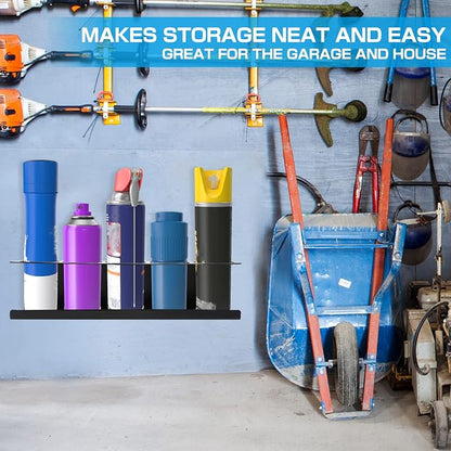 RealPlus Aerosol Spray Can Holder Rack Organizer 5 Cans Spray Bottle Holder - Image 5
