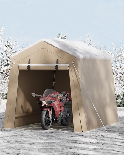 6x8 Ft Carport Heavy Duty Tent - Image 2