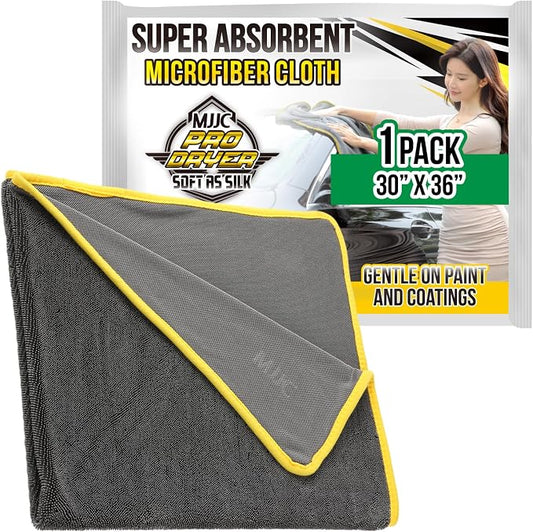 MJJC Pro Dryer Plush Silk Microfiber Drying Towel) Cars by MJJC