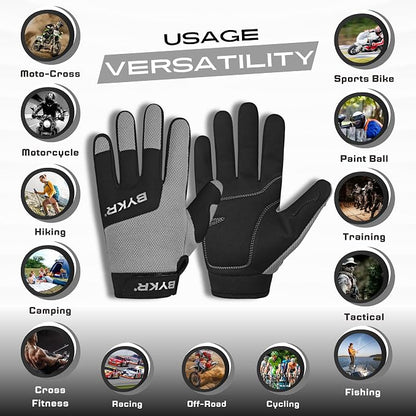 BYKR All-Weather Motorcycle Gloves - Image 3