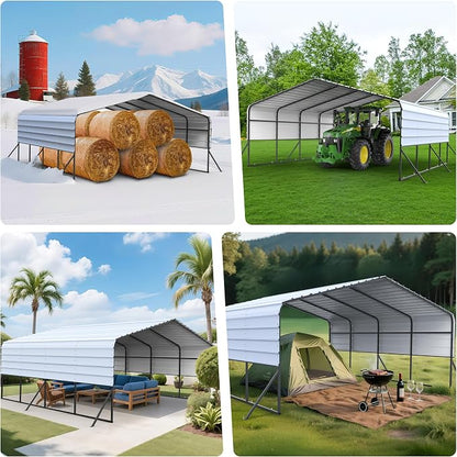 20x20 Metal Carports Heavy Duty - Image 7
