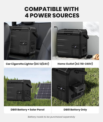 EENOUR D18 12 Volt Car Refrigerator, Portable Freezer 19Qt/18L, Compressor - Image 8