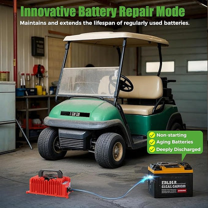 10L0L 15 Amp 48 Volt Golf Cart Charger - Image 3