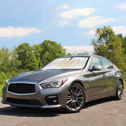 for Infiniti Q50 Windshield Sunshades by SLOGENTO