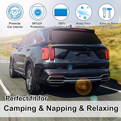 TINGLU Window Shades for Kia Sorento 2016 2017 2018 2019 2020 Accessories Car - Image 6