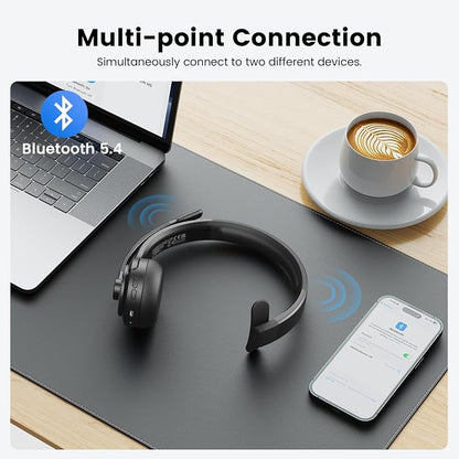 EKSA H3 Trucker Bluetooth Headset V5.4, Wireless Headphones - Image 4