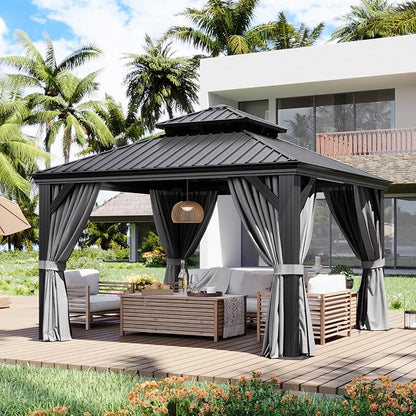Aoxun 12' X 12' Hardtop Gazebo by Aoxun