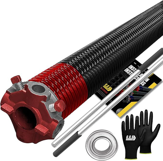 Garage Door Torsion Spring 225x1.75x29 Includes 1” Steel Bearing, Non-Slip by GASHardware