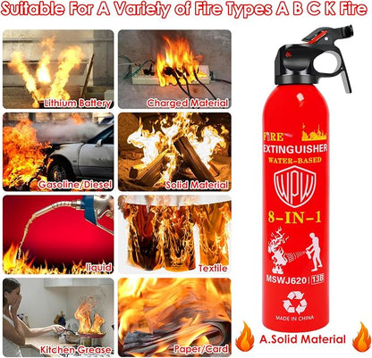 WPW 620ml Large Upgraded 8-in-1 Fire Extinguisher - Image 2