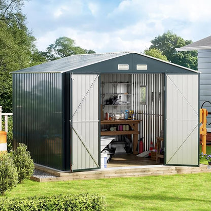 10X10FT Outdoor Steel Storage Shed - Image 3