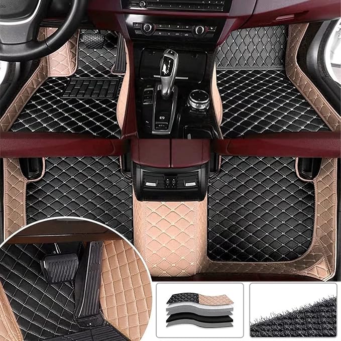 Custom All-Weather Protection Luxury Leather Floor Mats - Image 8