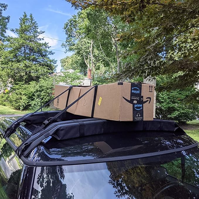Kayak Roof Rack Pads Deluxe Upgrade Universal Car Soft Roof Rack - Image 7