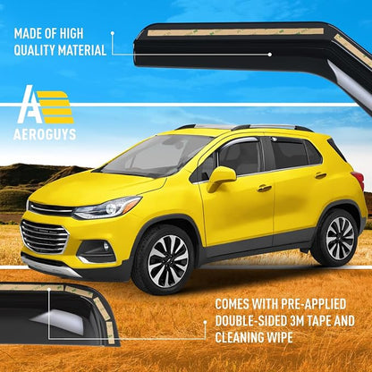 Extra Durable Window Deflectors in-Channel Window Visors Rain Guards Fit - Image 6