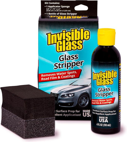 Invisible Glass 91411 Glass Stripper – Hard Water Spot Remover – Strips Coatings by InvisibleGlass