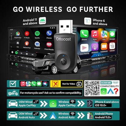 OTTOCAST Mini Wireless Carplay Adapter 2025 - Image 9