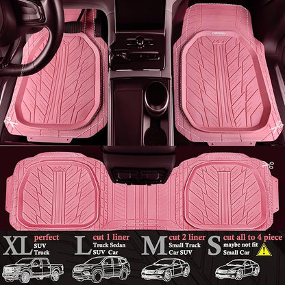 CAR PASS DeepDish Pink Floor Mats - Image 3