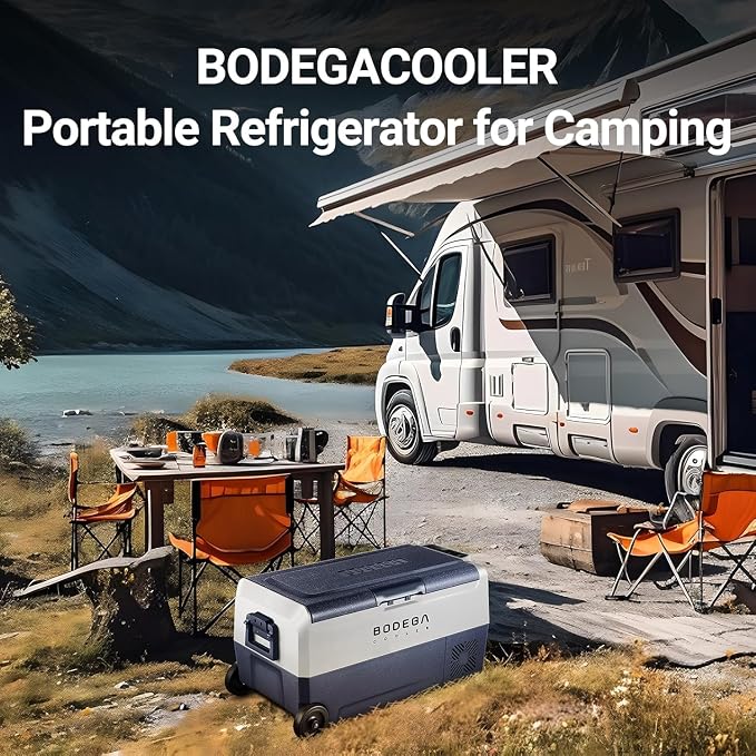 BODEGACOOLER 12 Volt Portable Refrigerator, 38 Quart Car Fridge APP Control - Image 3