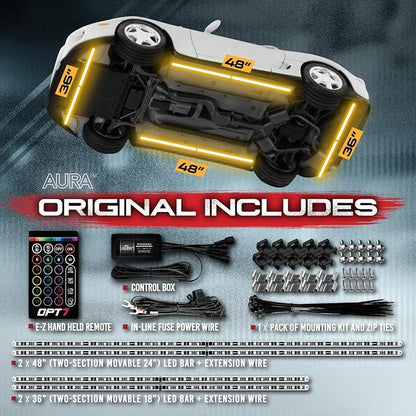 OPT7 Aura Aluminum Underglow LED Lighting Kit - Image 2
