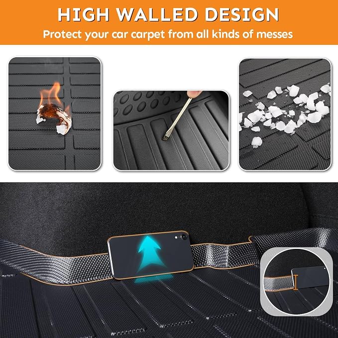 Binmotor-All Weather Car Floor Mats & Cargo Liner Set - Image 3